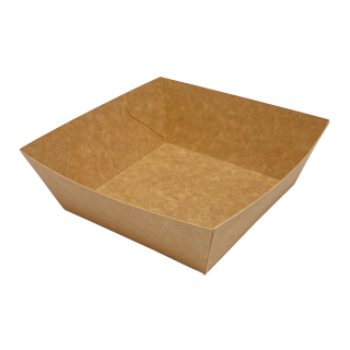 Kraft Burger/Chip Tray (x500)